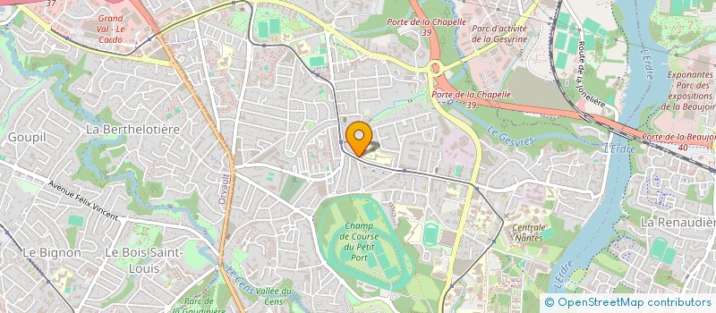 localisation de l'entreprise SCM SAINT FRANCOIS à NANTES