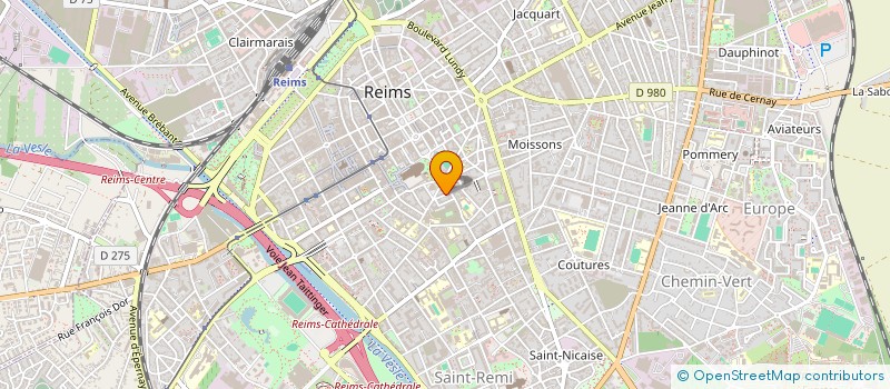 localisation de l'entreprise SCM SAINT JUST  REIMS