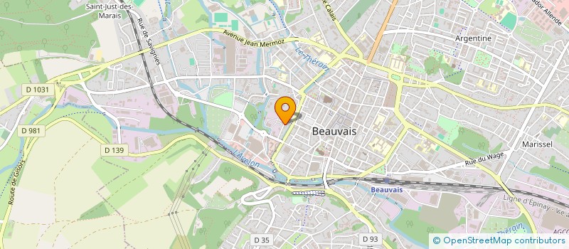 localisation de l'entreprise SCM SAINT LOUIS  BEAUVAIS