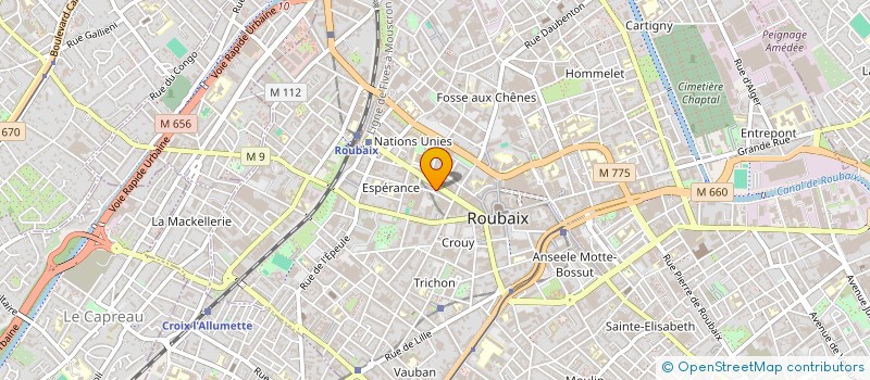 localisation de l'entreprise SCM SAINT LOUIS DUJARDIN à ROUBAIX