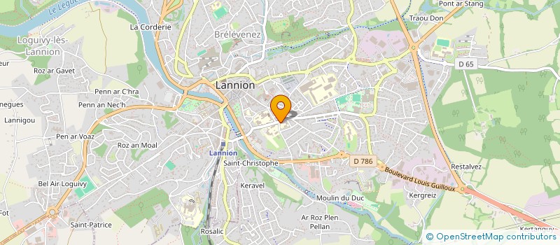 localisation de l'entreprise SCM SAINT NICOLAS à LANNION