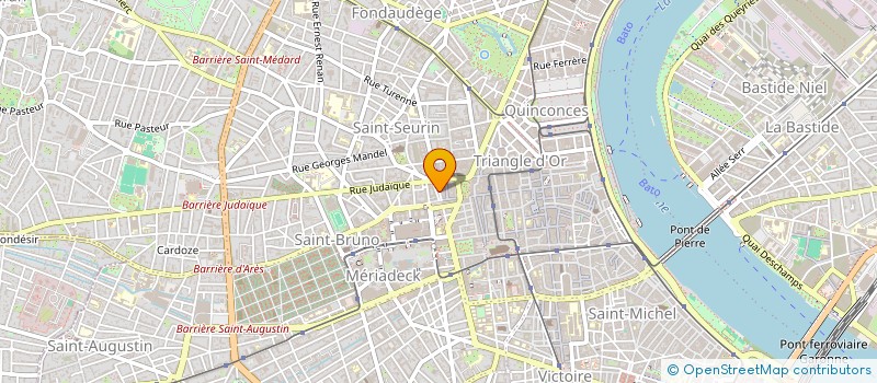 localisation de l'entreprise SCM SAINT SERNIN à BORDEAUX