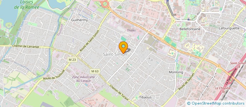 localisation de l'entreprise SCM SAINT SIMON à TOULOUSE