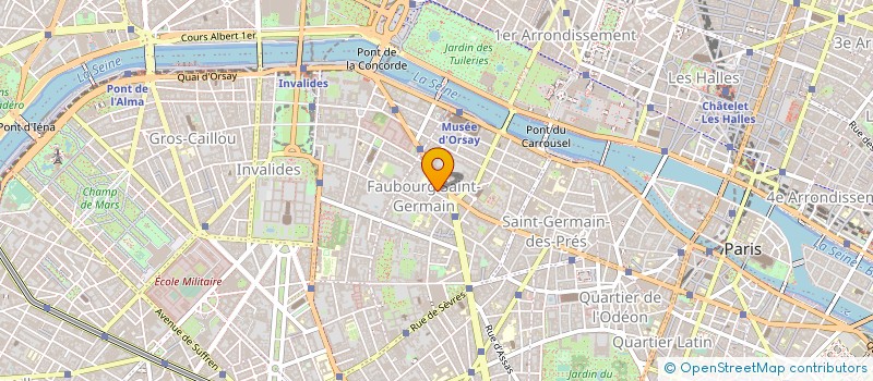 localisation de l'entreprise SCM SAINT SIMON  PARIS