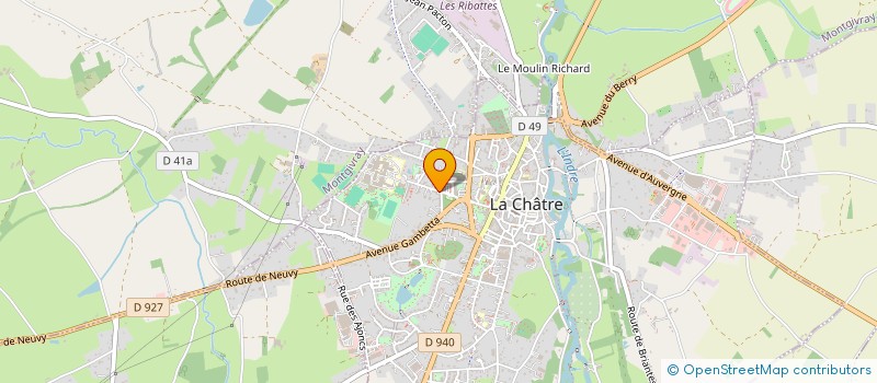 localisation de l'entreprise SCM SAINTE APOLLINE à LA CHATRE