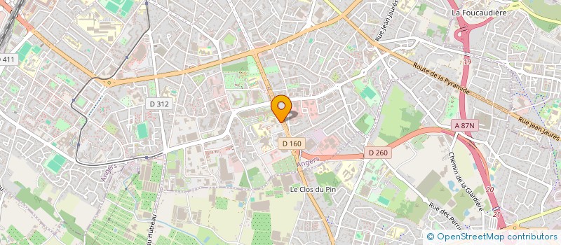 localisation de l'entreprise SCM SAINTE THERESE à ANGERS