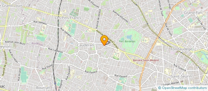 localisation de l'entreprise SCM SALIER MEILLOUR à BORDEAUX
