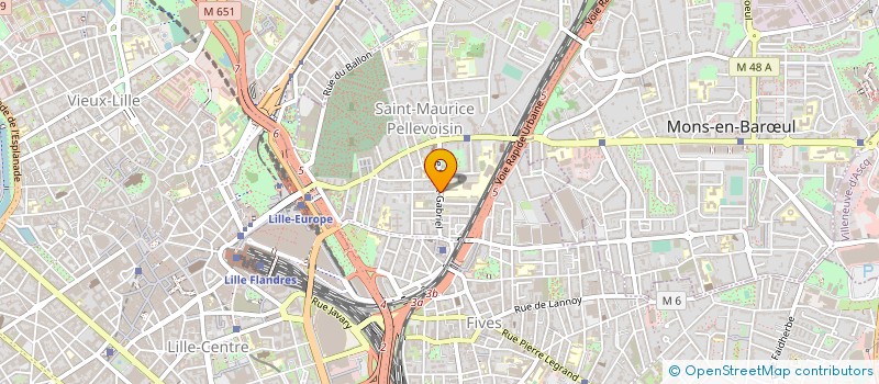 localisation de l'entreprise SCM SAMLER à LILLE