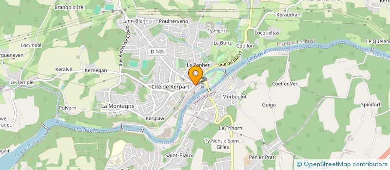 localisation de l'entreprise SCM SAMZUN THOMAS  INZINZAC-LOCHRIST