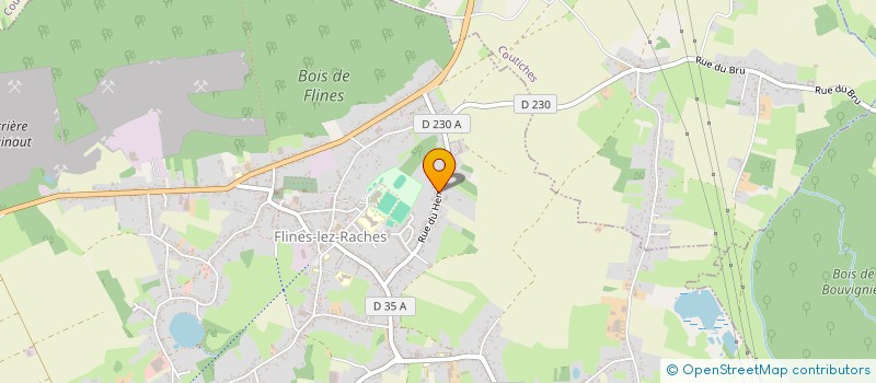 localisation de l'entreprise SCM SANIEZ-HENAULT  FLINES-LEZ-RACHES