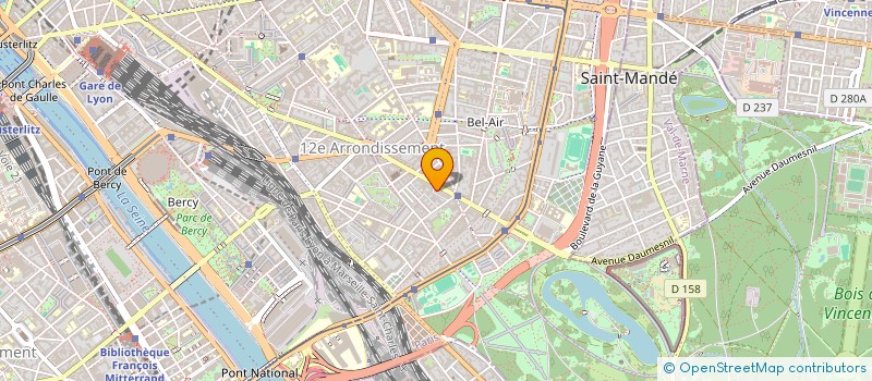 localisation de l'entreprise SCM SANRED  PARIS