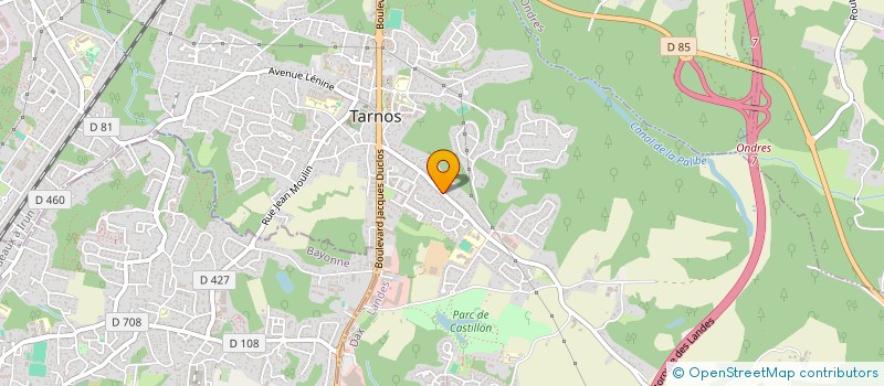 localisation de l'entreprise SCM SANTE  TARNOS