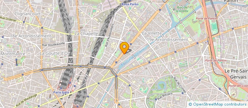 localisation de l'entreprise SCM SANTE & BIEN ETRE  PARIS