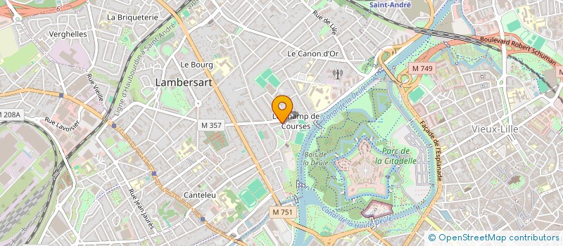 localisation de l'entreprise SCM SANTE DELECAUX à LAMBERSART