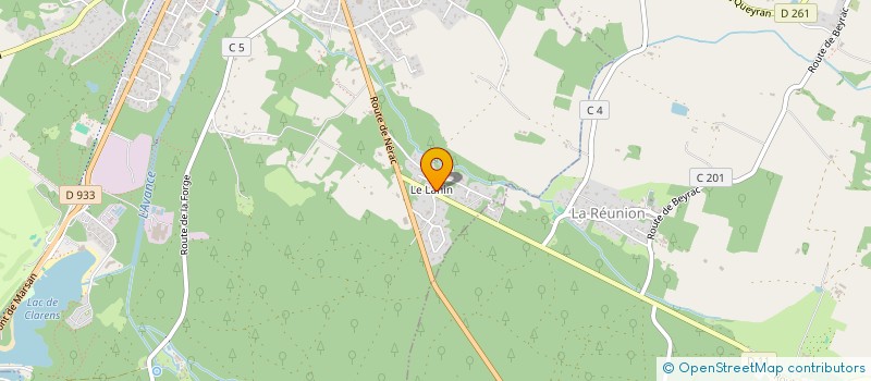 localisation de l'entreprise SCM SANTE PHYSIO SPORT  CASTELJALOUX