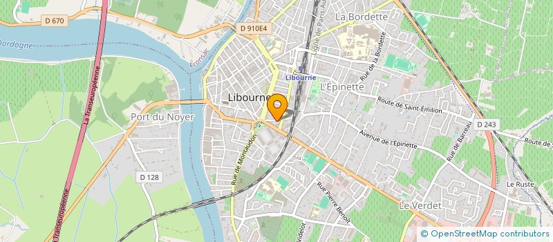 localisation de l'entreprise SCM SARRABAY ET DURE à LIBOURNE