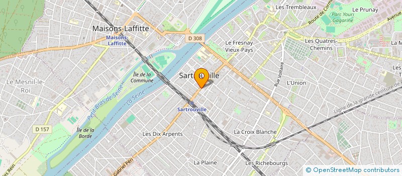 localisation de l'entreprise SCM SARTROUVILLE ASSURANCES à SARTROUVILLE