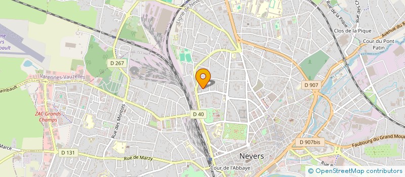 localisation de l'entreprise SCM SCANNER DU NIVERNAIS à NEVERS