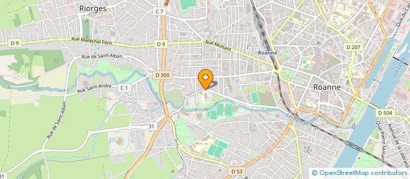 localisation de l'entreprise SCM SCANNER DU ROANNAIS  ROANNE