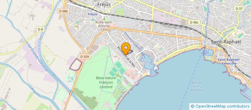 localisation de l'entreprise SCM SCSP à FREJUS