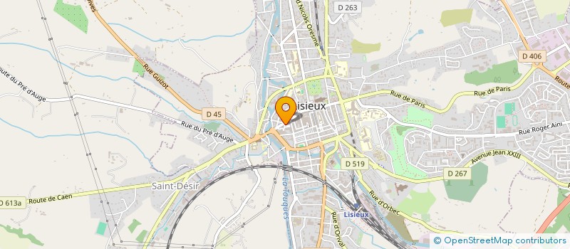 localisation de l'entreprise SCM SEBE-VISSEAU  LISIEUX