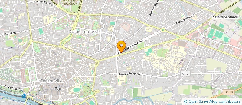 localisation de l'entreprise SCM SEQUOIA DENTAIRE à PAU