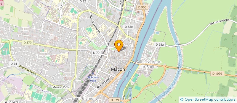 localisation de l'entreprise SCM-SERRURERIE CHAUDRONNERIE MACONNAISE à MACON
