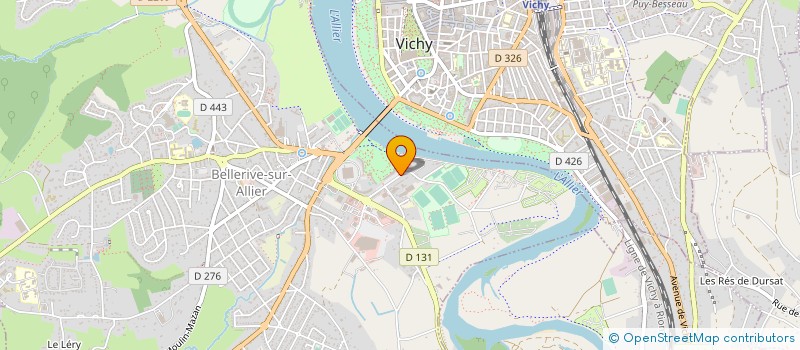 localisation de l'entreprise SCM SERVAVOC à BELLERIVE-SUR-ALLIER