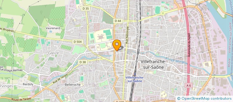 localisation de l'entreprise SCM SGV à VILLEFRANCHE-SUR-SAONE