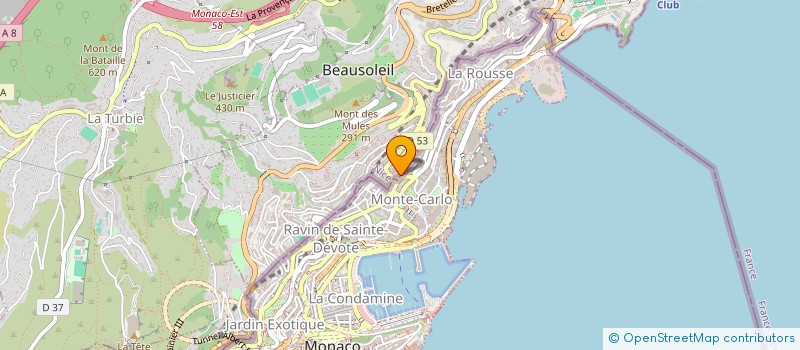 localisation de l'entreprise SCM SHARARA FAROUK ET SHARARA NASIL à BEAUSOLEIL