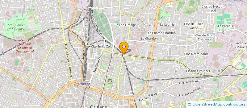 localisation de l'entreprise SCM SHNEIDER&LAHLOU à ORLEANS