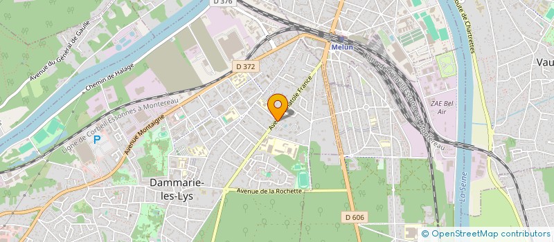 localisation de l'entreprise SCM SIEREN à DAMMARIE-LES-LYS