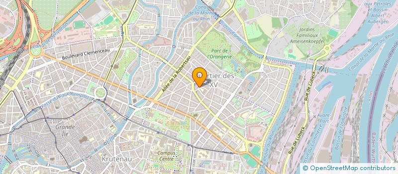 localisation de l'entreprise SCM SIFFERT - WOELFFEL ET DEFOORT à STRASBOURG