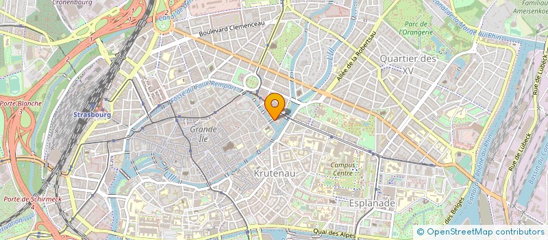 localisation de l'entreprise SCM SIMONIS à STRASBOURG