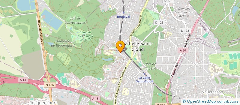localisation de l'entreprise SCM SKDL 11 GUIBERT à LA CELLE-SAINT-CLOUD