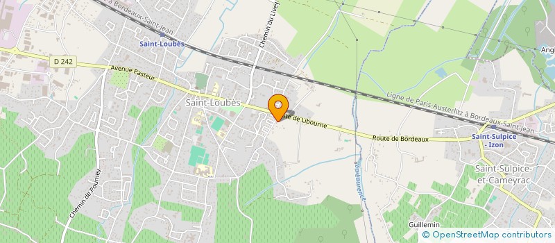 localisation de l'entreprise SCM SLMD  SAINT-LOUBES