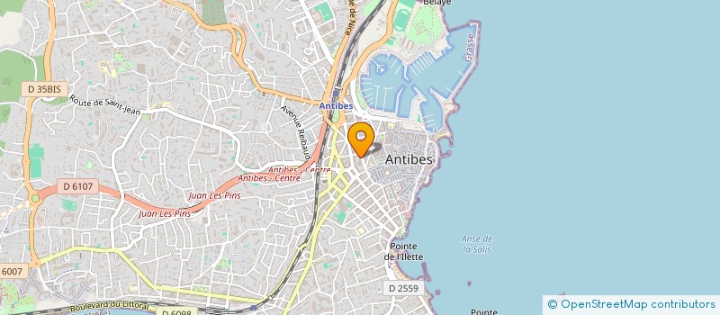 localisation de l'entreprise SCM SMCL  ANTIBES