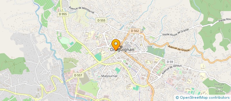 localisation de l'entreprise SCM SOCAM  DRAGUIGNAN