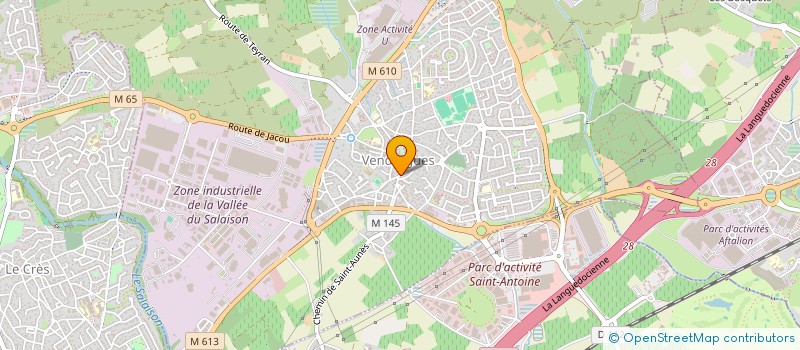 localisation de l'entreprise SCM SOKHATCH - ESCRIVA à VENDARGUES