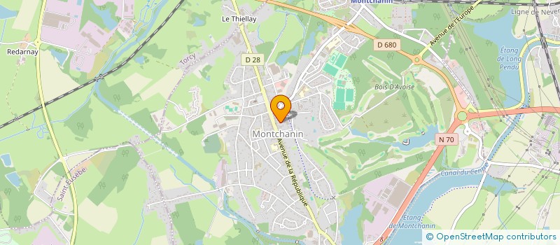 localisation de l'entreprise SCM SOMA  MONTCHANIN