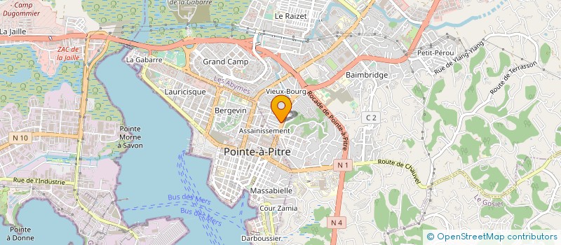 localisation de l'entreprise SCM SONIS REEDUCATION à LES ABYMES