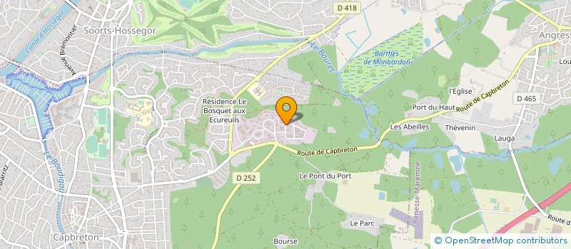 localisation de l'entreprise SCM SOS MEDECINS CAPBRETON à CAPBRETON