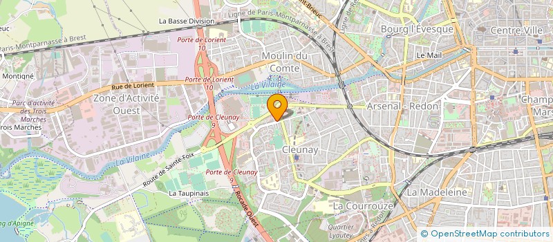 localisation de l'entreprise SCM SOS MEDECINS RENNES à RENNES