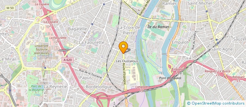 localisation de l'entreprise SCM SOS MEDECINS TOULOUSE à TOULOUSE