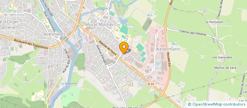 localisation de l'entreprise SCM SOURGET-CHAUVIN à LAVAL