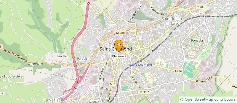 localisation de l'entreprise SCM SOURIRES à SAINT-CHAMOND