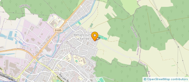 localisation de l'entreprise SCM SOUS LE VENT à SAINT-DIZIER
