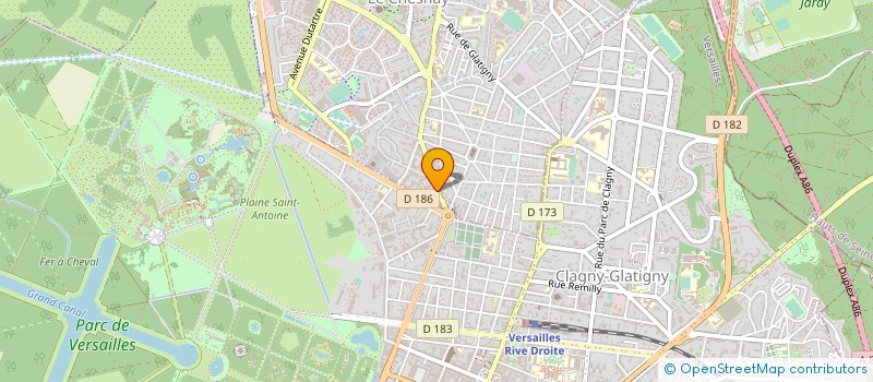 localisation de l'entreprise SCM SOYA  LE CHESNAY-ROCQUENCOURT