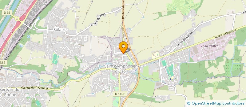 localisation de l'entreprise SCM SPATULE  COMMUNAY