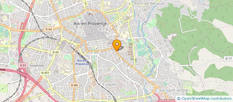 localisation de l'entreprise SCM SPECIALISTES DE L ESPACE FORBIN à AIX-EN-PROVENCE